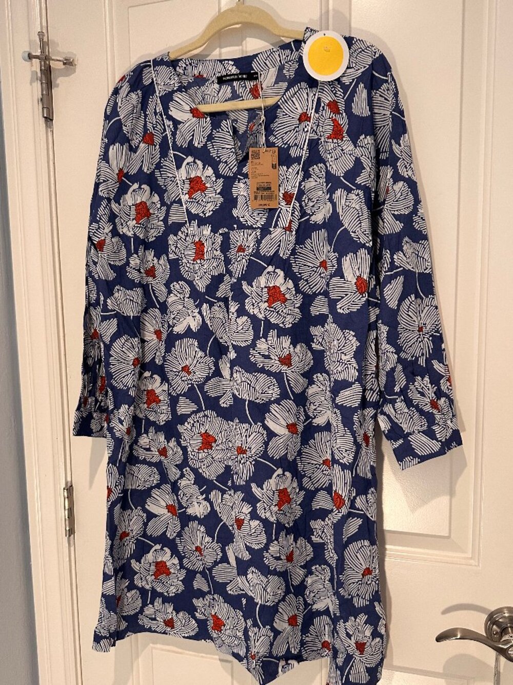 NWT Monoprix Femme Cotton dress - US Size XL/16, Euro size 46